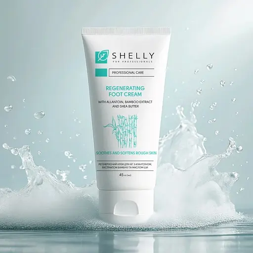 Регенеруючий крем для ніг Shelly з алантоїном, екстрактом бамбуку та маслом ши 45 мл - фото 4