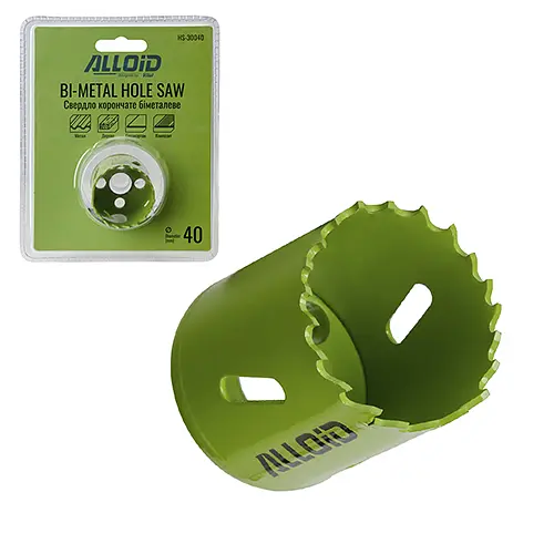 Свердло корончате Alloid Building Tools біметалеве 40 мм (HS-30040) - фото 2