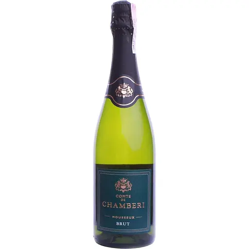 Уценка. Вино игристое Comte de Chamberi White Brut, белое, брют, 11,5%, 0,75 л (764556)