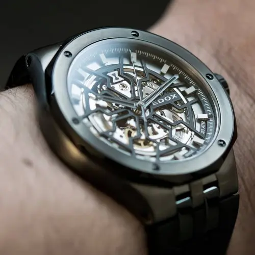 Часы Edox Delfin Mecano 85303 357GN NGN - фото 2