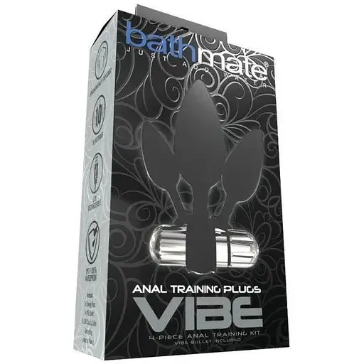 Набір анальних вібропробок Bathmate Anal Training Plugs VIBE діаметр 2.5 см 3.1 см 3.8 см - фото 5
