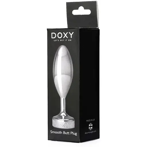 Металева анальна пробка Doxy Butt Plug Smooth гладкий діаметр 3.3 см - фото 5