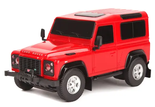 Машинка Rastar Land Rover Defender на управлінні 1:24 червоний 78500