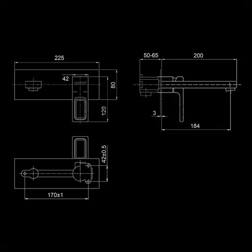 Смеситель для умывальника Gappo G1017-16 - фото 4