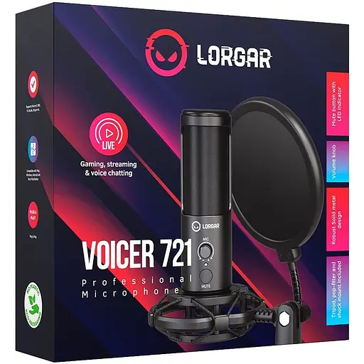 Мікрофон Lorgar Voicer 721 (LRG-CMT721) [120809] - фото 9