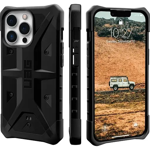 Оригінальний протиударний мілітарі чохол UAG Pathfinder для iPhone 13 Pro (6.1") Black (113157114040) - фото 8