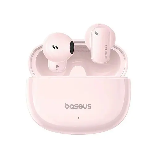 Навушники бездротові Baseus Bowie E11 TWS pink (рожеві) - фото 5