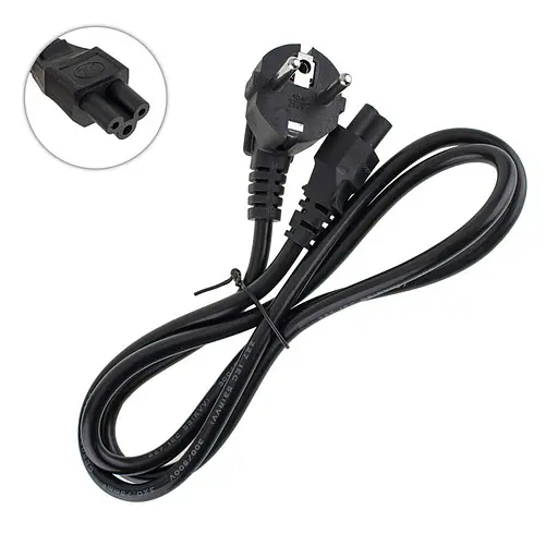 Кабель живлення для ноутбука 3 піни Ritar мікі маус C13 потрійний 1.2 м - фото 3