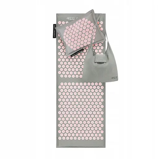Коврик акупунктурный с подушкой 4FIZJO Eco Mat XL Аппликатор Кузнецова 4FJ0515 Grey/Pink (P-5907739313607) - фото 13