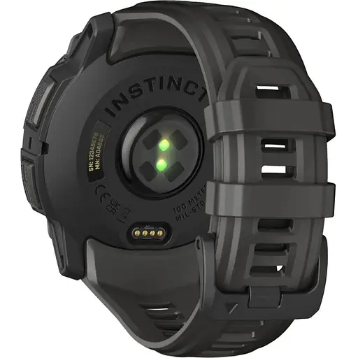 Смарт-часы Garmin Instinct 3 50mm AMOLED Black with Charcoal Band 010-03020-00 - фото 4