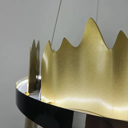 Подвесная люстра с уникальным дизайном Ø 50 см Ст. MJ 94-500 BK+PGD | Line F - фото 5