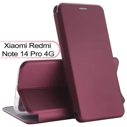 Чехол для мобильного телефона BeCover Exclusive Xiaomi Redmi Note 14 Pro 4G Red Wine (713525) - фото 1