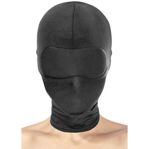 Капюшон для БДСМ Fetish Tentation Closed Hood із заплющеними очима та ротом