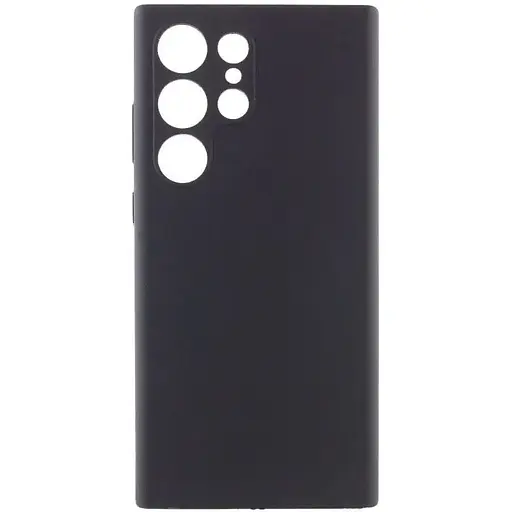 Чохол Lakshmi Silicone Cover Full Camera (AAA) для Samsung Galaxy S24 Ultra Чорний / Black