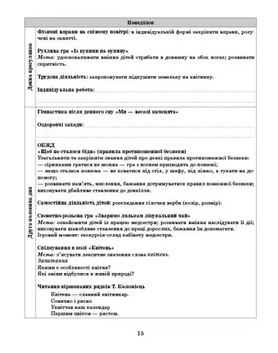 Розгорнутий календарний план. Старший вік. Квітень. Сучасна дошкільна освіта - фото 7