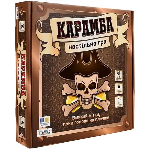 Настільна гра Strateg Карамба 30336 ігрове поле картки - фото 1