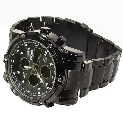 Класичний годинник Skmei 1389 чорні - фото 4