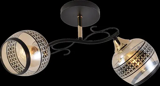 Декоративная люстра V XA1522/2 BK+FGD - фото 2