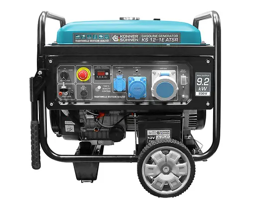 Генератор одноциліндровий бензиновий Konner&Sohnen 9/9.2 кВт KS 12-1E ATSR - фото 1