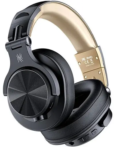 Професійні навушники OneOdio A70 безпровідні чорно-золотистий - фото 3