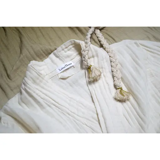 Халат Lotus Home Nitra muslin green S/M (svt-2000022351065) - фото 3