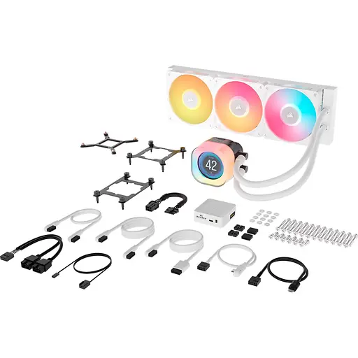 Система водяного охолодження Corsair iCUE Link Titan 360 RX LCD White (CW-9061026-WW) UA [143838] - фото 5
