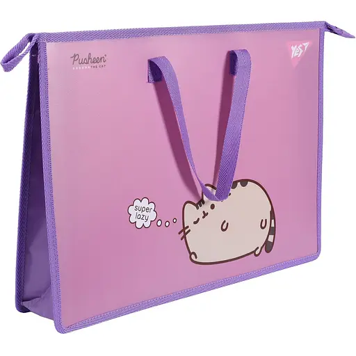 Папка-портфель Yes А3 Pusheen з тканинними ручками (492280) - фото 2