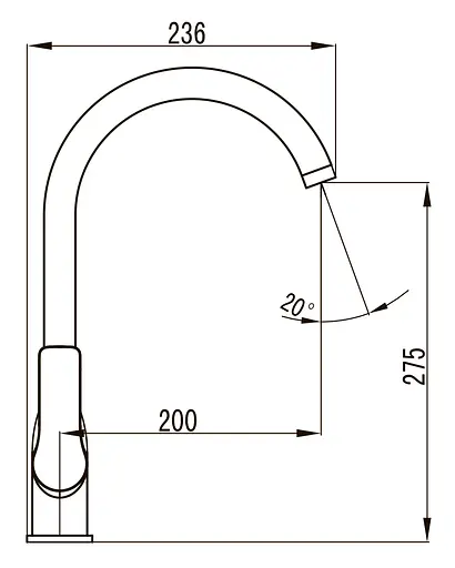 Смеситель для кухни Imprese Kucera 55105 Хром - фото 2