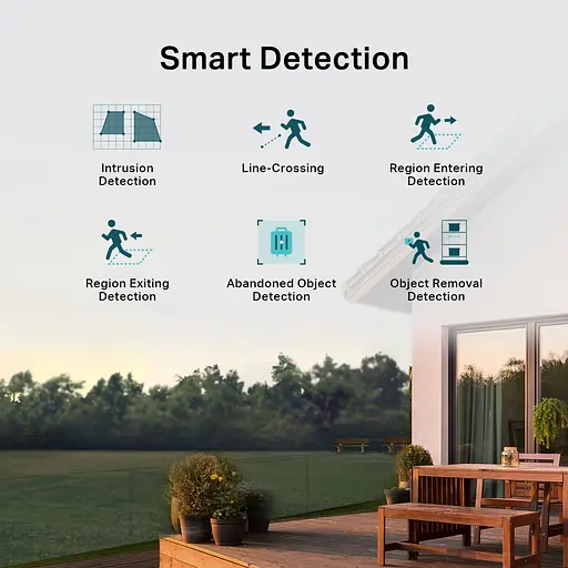 IP-камера TP-Link VIGI C540-V, PoE, 4 Мп, 2,8–12 мм, H265+, IP66, купольная, цветное ночное видение, двойной объектив, наружная - фото 7