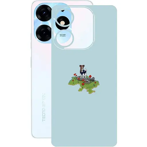 Защитная пленка StatusSKIN для Tecno Spark 10 Pro Корпус Винил Патрон 2 - фото 1