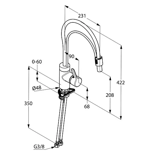 Смеситель для кухни Kludi Bingo Star 428590578 - фото 2