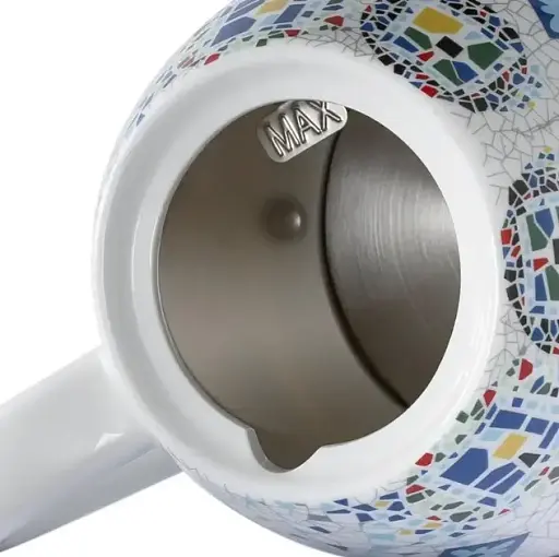 Электрочайник кухонный керамический чайник с мозаикой на 1,4 л MS 7837 1000W - фото 4