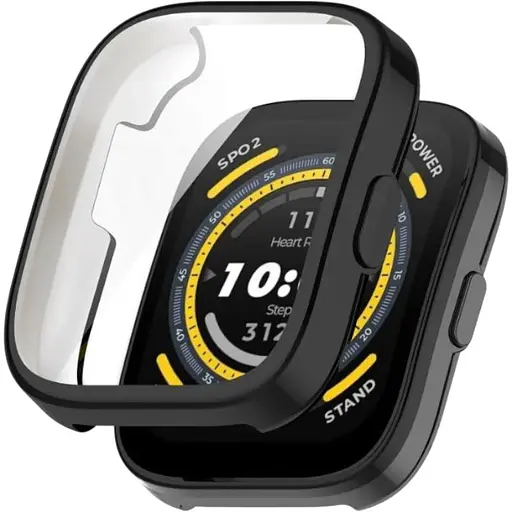 Чехол-накладка DK для Xiaomi Amazfit Bip 5 Silicone Face Case (black)