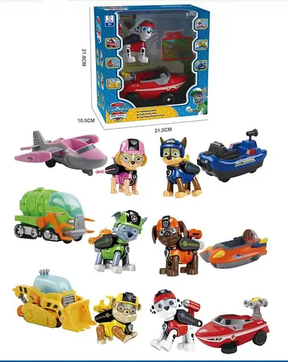 Ігровий набір Щенячий Патруль з машинками, 21.8x10x5x21.5 см (В асортименті) - фото 2