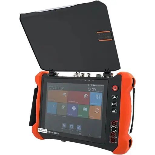 Тестер для камер видеонаблюдения Voltronic X9-MOVTADHS CCTV, с 8″ сенсорным дисплеем SDI, TVI, AHD, CVI, Multimeter, TDR, OPM, VFL, POE, 4K, HDMI In&Out - фото 1