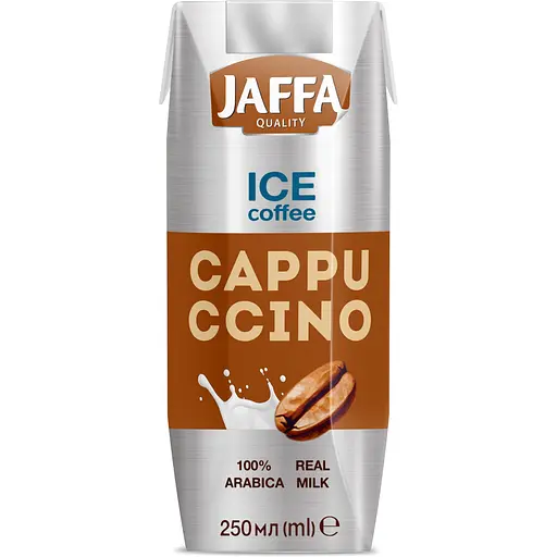 Упаковка кофейного напитка Jaffa Cappuccino Ice Coffee с молоком 3.75 л (0.25 л х 15 шт.) - фото 2