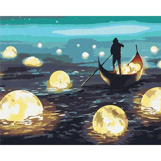 Картина за номерами Місячна прогулянка Brushme 40x50 см кольорова 000277196