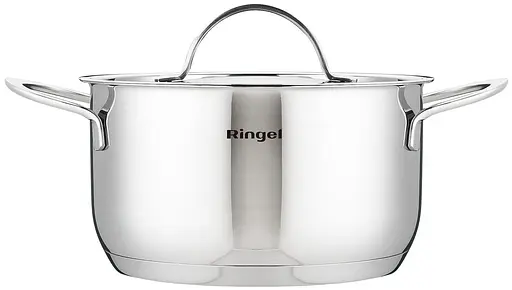 Кастрюля Ringel Besder 1.6 л 16 см с крышкой из нержавеющей стали (RG-2021-16) - фото 2