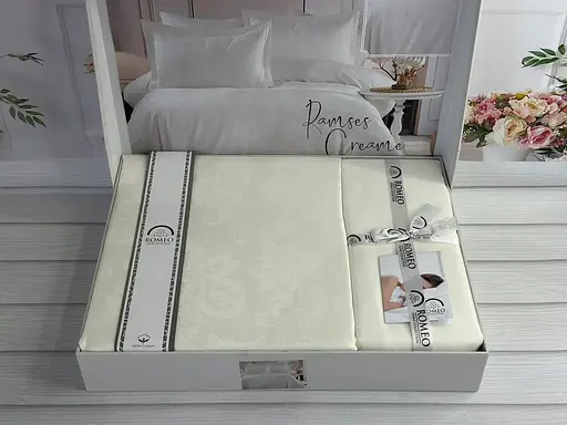 Постільна білизна Ramses Krem Жаккард Romeo Home pbe0051805 - фото 2