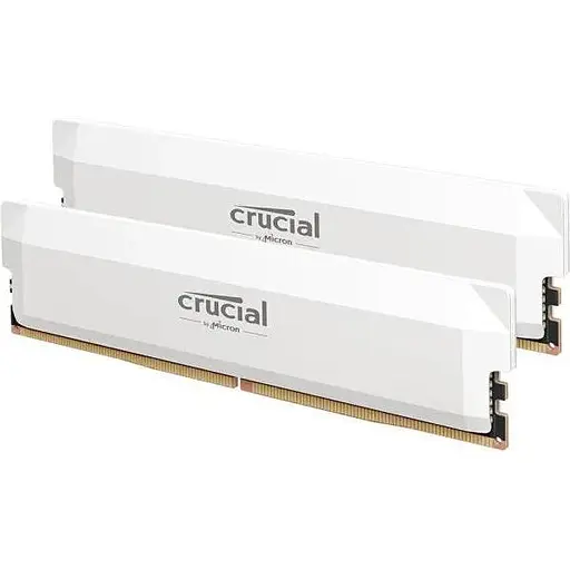 Память для настольных компьютеров Crucial 32 ГБ (2x16 ГБ) DDR5 6000 МГц Pro Overclocking White (CP2K16G60C36U5W) - фото 2