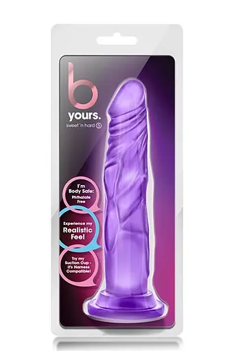 Фалоімітатор B Yours Sweet N Hard 5 19 см фіолетовий - фото 4
