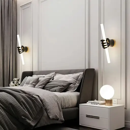 Індустріальне бра у гіпсовому корпусі Арт. WS 050/500 BK Line F - фото 6