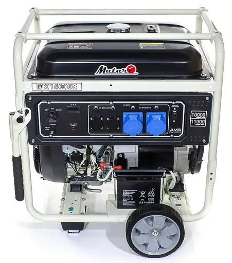 Генератор бензиновий Matari 10/11 кВт MX14000E - фото 2