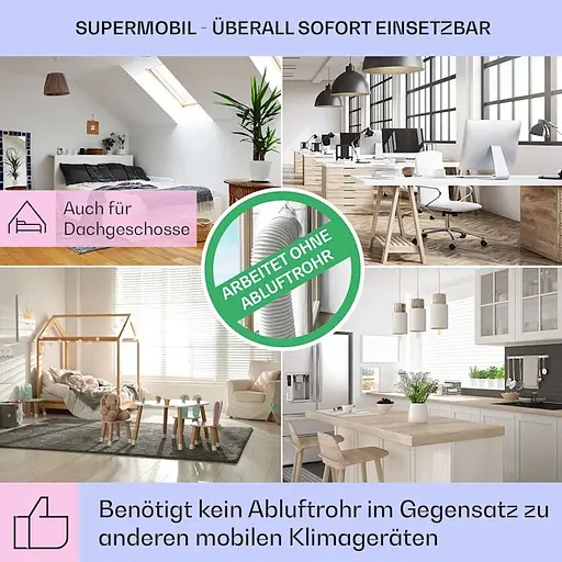 Охолоджувач повітря Klarstein Cooler Rush 3-в-1 132 м³/год (10035824) - фото 5