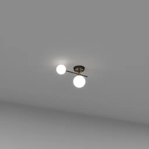 Стельовий світильник SV0022-2P BK+GD - фото 1