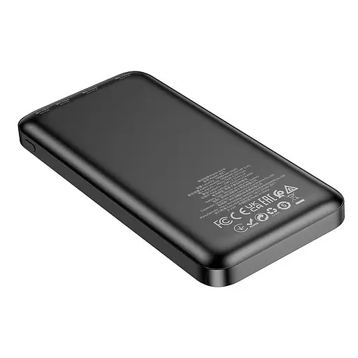 УМБ з дисплеєм BOROFONE Pindar power bank 10000 mAh BJ27 чорний - фото 2