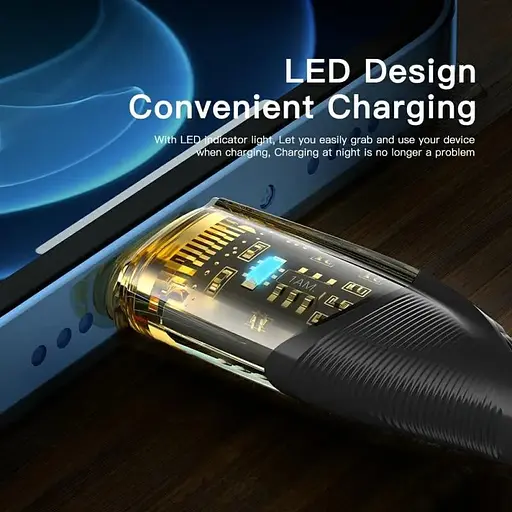 Кабель Lightning Type-C PD 20W QC 4.0 быстрая зарядка iPhone 20V 5A - фото 5