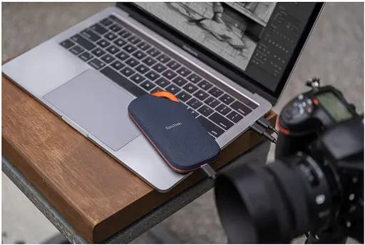 SSD накопитель портативный SanDisk Extreme Pro 2TB с интерфейсом USB4 (SDSSDE80-2T00-G25) - фото 6