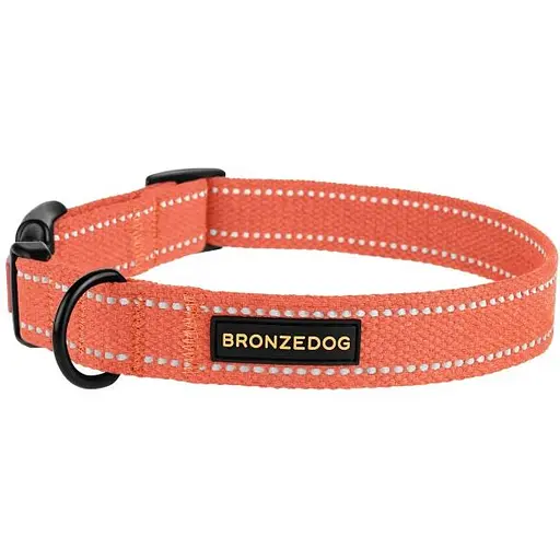 Ошейник для собак Barksi Сotton XL 43-66х2.5 см оранжевый - фото 3