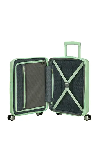 Чемодан American Tourister SOUNDBOX 55 см PASTEL GREEN 55x40x20(23) 32G*64001 - фото 2